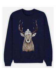 WOOOP Bluza "Outside" w kolorze granatowym rozmiar: XXL. Niebieskie bluzy Wooop, xxl, bez wzorów, z bawełny, bez kaptura. Za 100.99 zł.