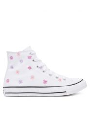 Converse Trampki Chuck Taylor All Star A11781C Biały. Białe trampki Converse, bez wzorów, z materiału, retro, bez zapięcia. Za 299.99 zł.