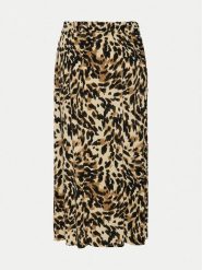 YAS Spódnica midi Savanna 26028279 Brązowy Regular Fit. Brązowe spódnice YAS, xs, bez wzorów, z wiskozy, midi. Za 159.99 zł.