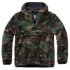 Polar Brandit Teddy Worker. Brązowe bluzy z polaru Brandit, na zimę, bez wzorów, z polaru. Za 353.00 zł.