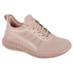 Buty sportowe Sneakersy damskie, Skechers Bobs Geo-New Aesthetics. Czarne buty sportowe lifestyle Skechers, bez wzorów, sportowe, bez zapięcia. Za 259.99 zł.