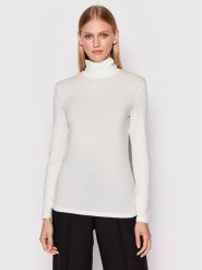 Max Mara Leisure Golf Dede 39460626 Biały Slim Fit. Białe swetry Max Mara Leisure, xl, bez wzorów, z wiskozy, bez ramiączek. Za 639.99 zł.