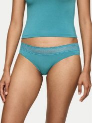 Triumph Figi klasyczne Feel Of Modal 10214403 Turkusowy. Niebieskie figi Triumph, bez wzorów. Za 35.00 zł.