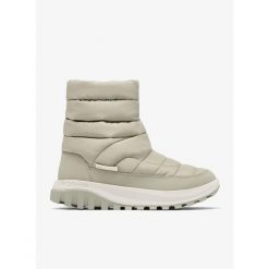Buty zimowe damskie Columbia Snowtrot Mid. Zielone buty trekkingowe Columbia, na zimę, bez zapięcia. Za 329.99 zł.