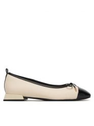 Clarks Półbuty Ubree15 Poppy 26186333 Écru. Półbuty wsuwane Clarks, bez wzorów, ze skóry, bez obcasa, na płaskiej podeszwie. Za 469.99 zł.