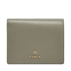 Mały Portfel Damski Furla. Zielone portfele Furla, bez wzorów. Za 609.99 zł.
