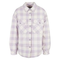 Damska koszula flanelowa Urban Classics Padded. Białe koszule Urban Classics, bez wzorów, bez kołnierzyka, bez ramiączek. Za 253.65 zł.