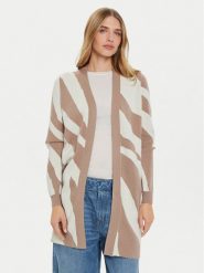 Vero Moda Kardigan Nancy 10310777 Beżowy Loose Fit. Brązowe swetry Vero Moda, xl, bez wzorów, z syntetyku, bez ramiączek. Za 99.99 zł.