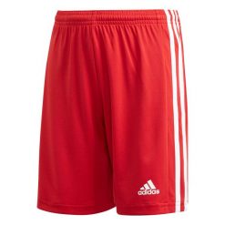Krótkie Adidas Sport Squad 21 Sho Y Dzieci. Białe szorty adidas, bez wzorów, z poliesteru, sportowe. Za 63.76 zł.