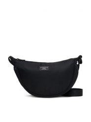 Guess Jeans Torebka W6RZ16 WK512 Czarny. Czarne listonoszki Guess Jeans, z aplikacjami, z jeansu, bez dodatków. Za 219.99 zł.