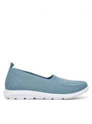JENNY Półbuty H26092024 Niebieski. Niebieskie półbuty wsuwane Jenny, bez wzorów, z materiału, bez obcasa, na płaskiej podeszwie. Za 69.99 zł.