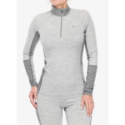 Bluza termoaktywna damska Peak Performance Magic Half Zip. Szare bielizna termoaktywna damska Peak Performance, na zimę, bez wzorów, bez kaptura, narciarskie. Za 307.99 zł.