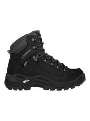 LOWA Skórzane buty turystyczne "Renegade GTX Mid Ws" w kolorze czarnym rozmiar: 41. Czarne buty trekkingowe Lowa, z gore-texu, bez zapięcia. Za 782.99 zł.
