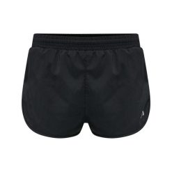 Szorty damskie Newline core split. Czarne szorty Newline, bez wzorów, sportowe. Za 174.00 zł.