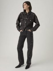 Levi's Dżinsy "501 '90S" - Regular fit - w kolorze antracytowym rozmiar: W31/L32. Czarne jeansy Levi's, l, z aplikacjami, ze skóry, klasyczne. Za 276.71 zł.