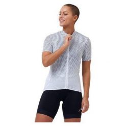 Koszulka rowerowa damska Odlo Stand-up collar ZEROWEIGHT rozpinana. Białe t-shirty sportowe ODLO, m, bez wzorów, bez ramiączek. W wyprzedaży za 341.80 zł.