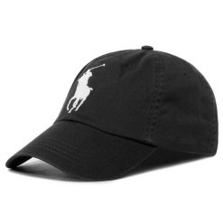 Czapka z daszkiem Polo Ralph Lauren. Czarne czapki z daszkiem Polo Ralph Lauren, bez wzorów, sportowe. Za 319.99 zł.
