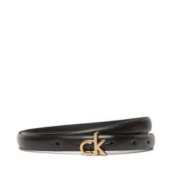 Pasek Damski Calvin Klein. Czarne paski Calvin Klein, bez wzorów. Za 199.99 zł.