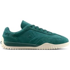 Buty sportowe Converse Run Star Trainer Suede. Czerwone buty treningowe Converse, bez wzorów, z materiału, bez zapięcia, na fitness i siłownię. Za 390.00 zł.