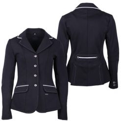 Kurtka do jazdy konnej QHP Coco. Czarne kurtki QHP, m, bez wzorów, z elastanu, bez kaptura, do jazdy konnej. Za 440.50 zł.