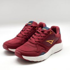 Buty sportowe MORENO bordowe. Czerwone buty treningowe LEGEA, bez wzorów, z materiału, bez zapięcia, do biegania. Za 144.00 zł.