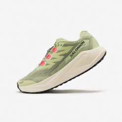 Buty do biegania gravelowe damskie Salomon Aero Blaze 3 GRVL. Zielone buty do biegania Salomon, bez wzorów, bez zapięcia, do biegania. Za 599.99 zł.