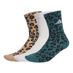 Skarpety Leopard Print Sock 3 Pair Pack. Białe skarpetki adidas, bez wzorów. Za 99.95 zł.