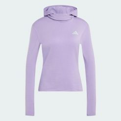 Bluza dresowa z kapturem adi365 Running Essentials Winterised Hooded Long Sleeve. Czerwone bluzy z kapturem adidas, na zimę, xs, bez wzorów, z dresówki, z kapturem, do biegania, climawarm (adidas). Za 259.00 zł.