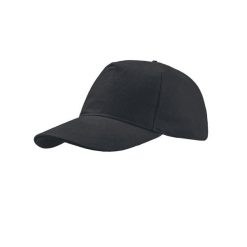 Czapka 5częściowa Bawełniana Czapka Liberty Five Buckle Heavy Brush. Czarne czapki z daszkiem ATLANTIS, bez wzorów, z bawełny. Za 34.99 zł.