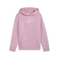 Młodzieżowa bluza z kapturem Essentials Script PUMA. Czerwona bluzy Puma, m, bez wzorów, eleganckie, bez ramiączek, z kapturem. Za 199.00 zł.