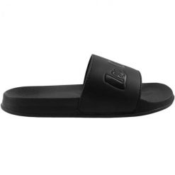 Klapki Lee Cooper W LCW-23-42-1732LB czarne. Czarne klapki bez wzorów, z materiału, sportowe, bez obcasa, bez zapięcia. Za 146.63 zł.