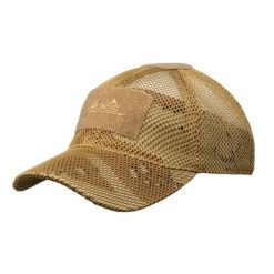 Czapka z daszkiem baseballowa Mesh. Zielone czapki z daszkiem HELIKON-TEX, z aplikacjami, z materiału, eleganckie. Za 79.99 zł.