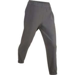 Spodnie treningowe z elastycznym paskiem, dł. 7/8 bonprix szary łupkowy. Spodnie dresowe marki bonprix. Za 49.99 zł.