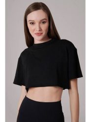 Onamaste Koszulka sportowa w kolorze czarnym rozmiar: S/M. Czarne t-shirty sportowe Onamaste, m, bez wzorów, z bawełny, bez ramiączek, outdoorowe. Za 83.22 zł.