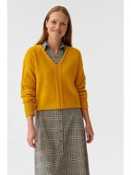 TATUUM Sweter w kolorze żółtym rozmiar: XL. Żółte swetry Tatuum, xl, bez wzorów, bez ramiączek. Za 105.38 zł.