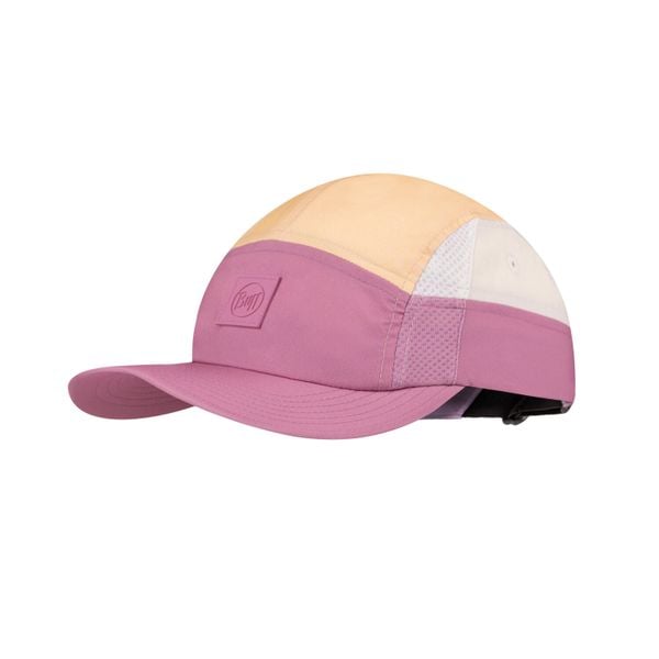 Czapka z daszkiem BUFF 5 PANEL GO CAP DOMUS AZALEA. Czerwone czapki z daszkiem Buff, bez wzorów, z materiału, eleganckie. Za 169.90 zł.