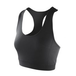 Top Damski / Damski Impact Softex Crop Top. Szare topy SPIRO, bez wzorów. Za 75.99 zł.