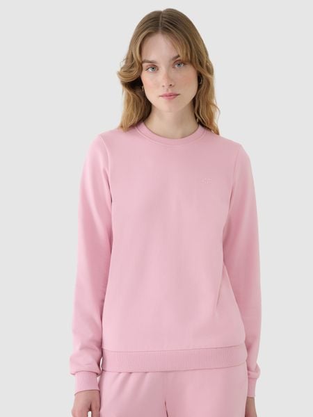 4F Bluza dresowa nierozpinana bez kaptura damska - różowa L. Czerwone bluzy bez kaptura 4f, l, bez wzorów, z bawełny, bez kaptura. W wyprzedaży za 79.99 zł.