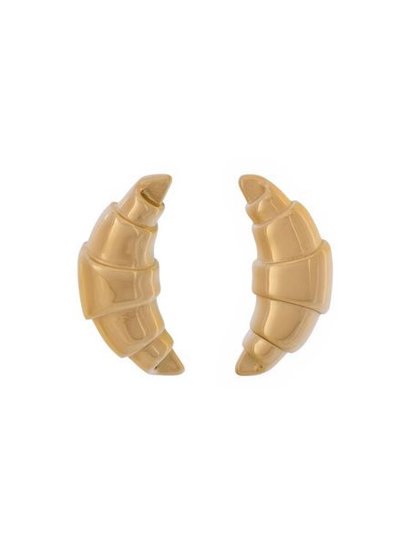 Aldo Kolczyki Croissants 14088495 Złoty. Żółte kolczyki Aldo, metalowe. Za 109.99 zł.