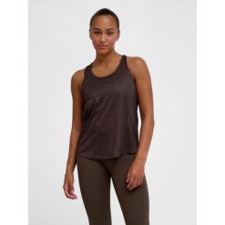 Damski tank top Hummel AOP Light Weight. Brązowe topy Hummel, bez wzorów, sportowe, bez kołnierzyka, bez ramiączek. Za 133.50 zł.