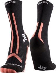 Skarpety damskie X-Socks TRAILRUN DISCOVER CREW X BLACK/DUSTY ROSE B126. Czarne skarpetki X-Socks, bez wzorów, z dzianiny. Za 119.99 zł.