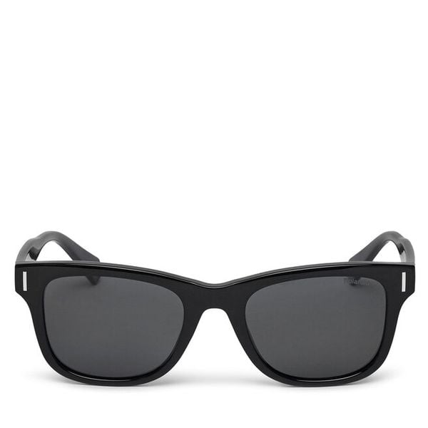 Okulary przeciwsłoneczne Polaroid. Czarne okulary przeciwsłoneczne Polaroid, bez wzorów. Za 199.99 zł.