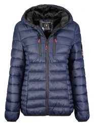 Geographical Norway Kurtka pikowana w kolorze granatowym rozmiar: XXL. Niebieskie kurtki Geographical Norway, xxl, bez wzorów, bez kaptura. Za 201.55 zł.