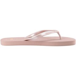 Klapki damskie 4F F018A. Brązowe klapki 4f, bez wzorów, z gumy, bez obcasa, bez zapięcia. Za 69.99 zł.