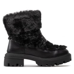 Śniegowce DeeZee. Czarne śniegowce DeeZee, bez wzorów, bez zapięcia. Za 239.99 zł.