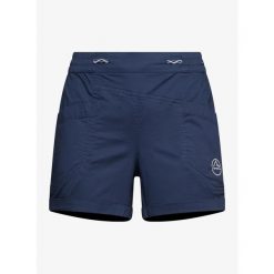 Spodenki wspinaczkowe damskie La Sportiva Tundra Shorts. Niebieskie szorty La Sportiva, bez wzorów. Za 329.99 zł.