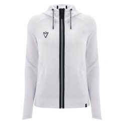 Bluza damska z kapturem Macron Kitilla 3D. Białe bluzy Macron, bez wzorów, bez ramiączek, z kapturem. Za 383.50 zł.