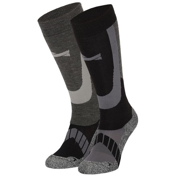 Skarpety narciarskie unisex, 2 sztuki. Niebieskie skarpetki XTREME, z aplikacjami, z wełny. Za 148.10 zł.