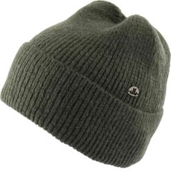 Damska czapka zimowa Jail Jam Basic w kolorze wojskowej zieleni. Zielone czapki zimowe Erima, z aplikacjami, z elastanu, eleganckie. Za 119.99 zł.