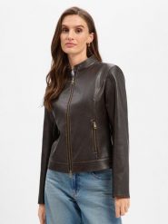 Liu Jo Collection kurtka ze sztucznej skóry Kobiety skóra brązowy, 36. Brązowe kurtki Liu Jo Collection, bez wzorów, ze skóry, bez kaptura. Za 1,119.95 zł.